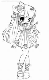 Chibi Coloring Pages Yampuff Deviantart Chloe Colouring Color Chibis Manga Choose Board sketch template