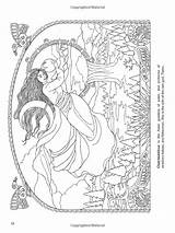 Coloring Pages Goddess Printable Pagan Book Wiccan Colouring Adult Sheets Color Books Marty Noble Goddesses Fairy Misc Adults Clipart Easy sketch template