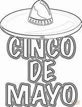 Coloring Mayo Cinco Pages Mexican Printable Mexico San Kids Color Print Francisco Holiday Great Giants Sheets Activities Printables Crafts Fiesta sketch template