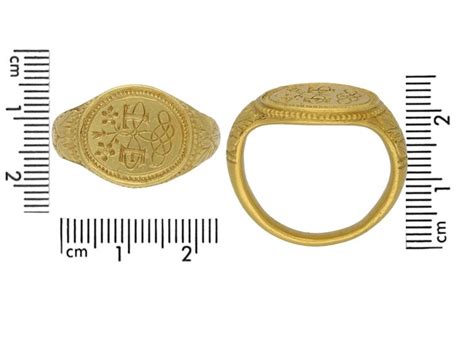 elizabethan betrothal signet ring a heavy and solid signet ring the