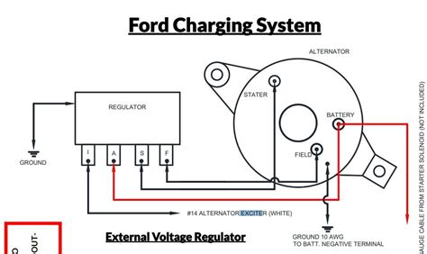 motorcraft alternator wiring diagram wiring diagram  schematic