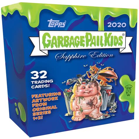 topps garbage pail kids sapphire checklist boxes set info