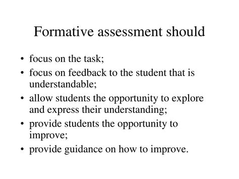 Ppt Formative Assessment Occurs When… Powerpoint Presentation Free