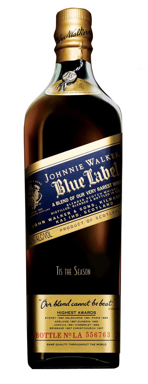 johnnie walker blue label personalized bottle  rare gift  rarer extravaganzi