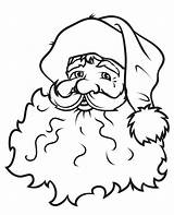 Santa Claus Face Coloring Sketch Pages Printable Sketches Christmas Color Drawing Large Print Trending Days Last Paintingvalley Popular sketch template