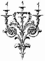 Baroque Clipart Clip Gothic Vintage Candle Candelabra Holders Cliparts Fairy Illustration Graphics Clipground Houses Antique Library Size Book Furnishings Haunted sketch template