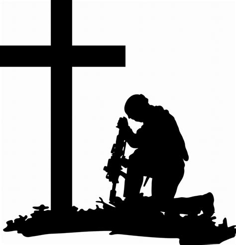 fallen soldier silhouette tattoo
