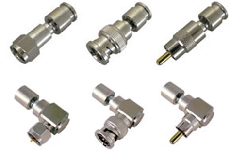 mini coax compression connectors holland electronics llc  catalog rf products