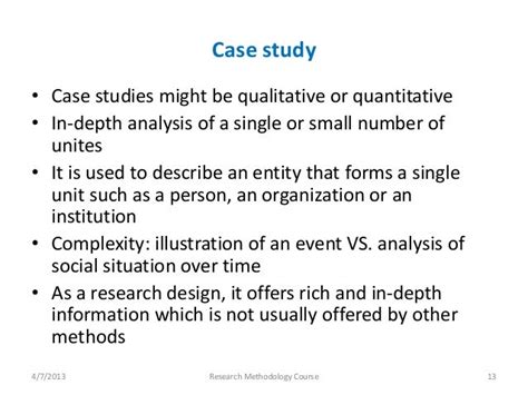 case study qualitative research