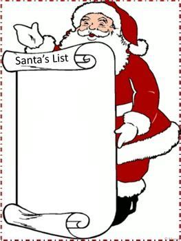 christmas santas list santa list christmas gift tags