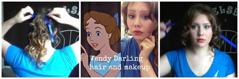 wendy darling hair and makeup disney hair tutorial