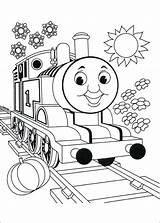 Train Coloring Pages James Percy Getcolorings Color sketch template