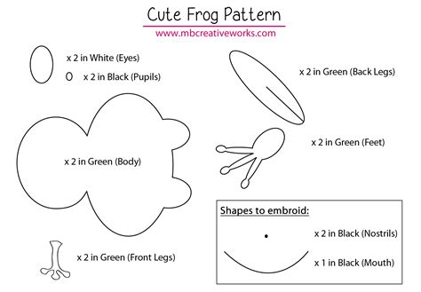 images   printable frog pattern  printable frog