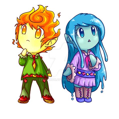 fireboy  watergirl  lauraxion  deviantart