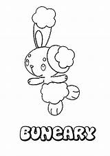 Pokemon Buneary Coloring Dessin Pages Coloriage Color Paques Colorier Målarböcker Ritbilder Frisyrer Gulliga Ritningar Skisser Blus Choose Board Colouring sketch template