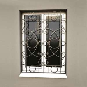 factory sale french window grills decorative metal steel window grill design