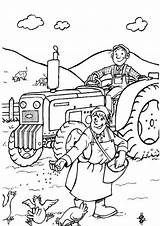 Tractor Coloring4free sketch template