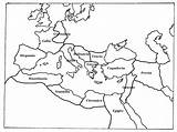 Roma Imperio Colorear Mapainteractivo Calidad sketch template