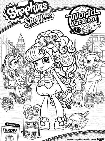 kids  funcom  coloring pages  shopkin shoppies