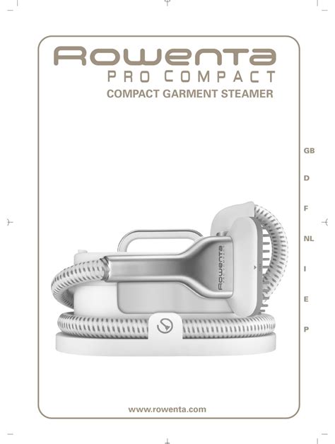 rowenta pro compact steamer manual