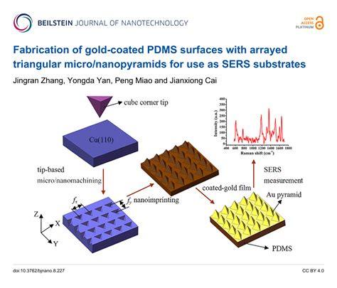 Bjnano Fabrication Of Gold Coated Pdms Surfaces With Arrayed