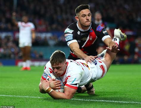 St Helens 23 6 Salford Mark Percival Scores Brilliant Try As Saints