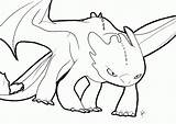 Toothless Coloring Pages Line Lineart Dragon Train Drawing Baby Kids Dreamworks Draw Httyd Panda Pic Clipart Kung Fu Cartoon Sketch sketch template