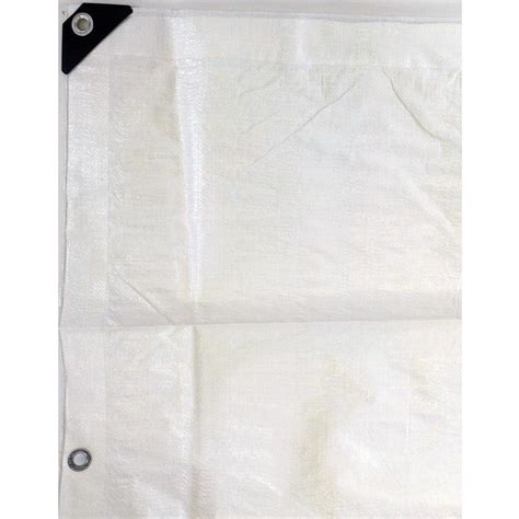 kotap premium heavy duty white tarp  weave campmor
