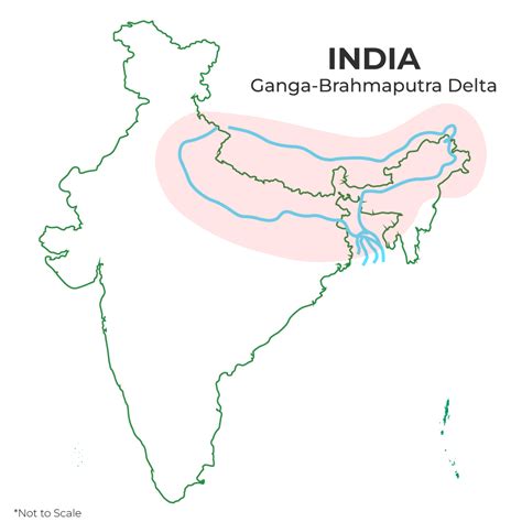 ganges brahmaputra delta map