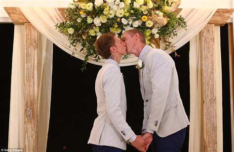 melbourne same sex brides officially marry at midnight