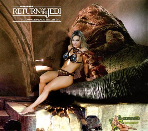 Amanda Sagaz Princess Leia Slave Jabba The Hutt By C