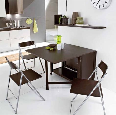 folding dining table space saving  small apartment