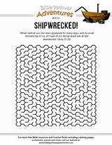 Paul Missionary Kids Bible Activities Maze Shipwrecked School Journeys Sunday Printable Shipwreck Crafts Crossword Christian Choose Lessons Board Games sketch template