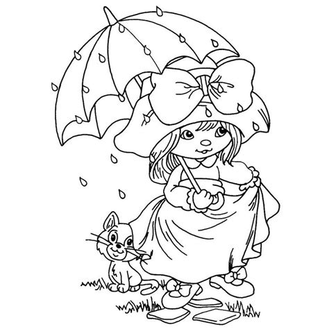 april showers coloring pages az coloring pages spring coloring pages