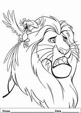 Leu Regele Colorat Planse Mufasa sketch template
