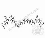Grass Template Coloring Growing Printable Leaves Templates Pdf Print Flowers sketch template