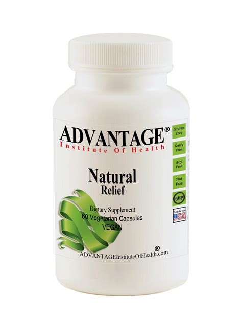 natural relief advantage institute  health
