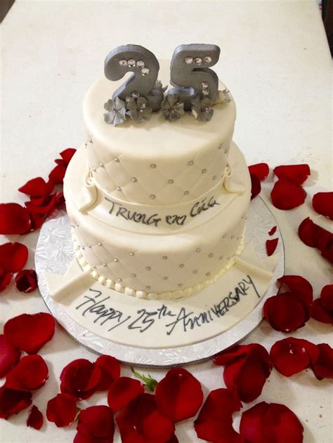 25 th anniversary cake anniversary ideas pinterest