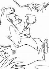 Mowgli Baloo Louie Upset Ausmalen Ausmalbilder Auswählen Rebanas Malvorlagen sketch template