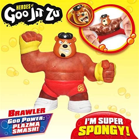 wholesale heroes  goo jit zu single spongy bear action figure