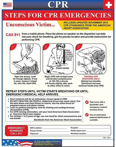 first aid poster set of 3 emergency first aid posters