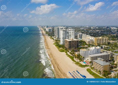 Beachfront Real Estate Pompano Beach Fl Stock Image Image Of Estate