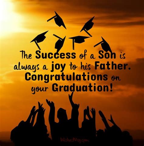 graduation wishes for son congratulations message and quotes