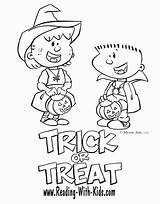 Trick Treating Adults sketch template