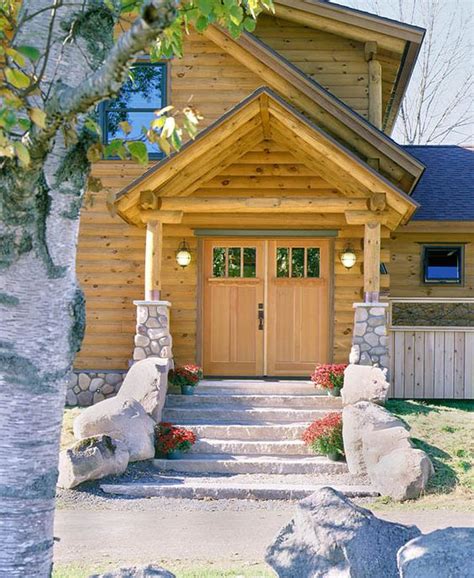 log porch log home front porch real log style log cabin entry ways pinterest home log