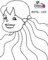 Recortar Fichas Niños Infantil Divertidas Mykinglist Tijeras Preescolares Trazos Blanca Preschool sketch template