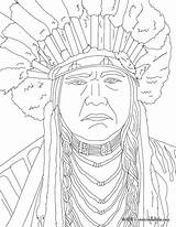 Coloring Native American Pages Indian Chief Color Drawing Nations Kansas City First Printables Royals Chiefs Americans Printable Getcolorings Tremendous Wahoo sketch template