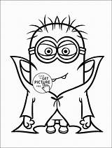 Coloring Halloween Pages Vampire Kids Minion Printables Printable Scary Boys Minions Pdf Girl Peppa Drawing Cool Wuppsy Kid Cartoon Disney sketch template
