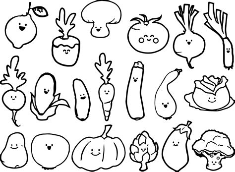 vegetable drawing  getdrawings
