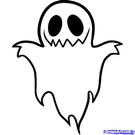 loudlyeccentric  cute ghost coloring pages